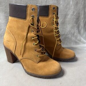 Timberland Womens with Ortho lite technology Lace Up Size 7 Heel Boots